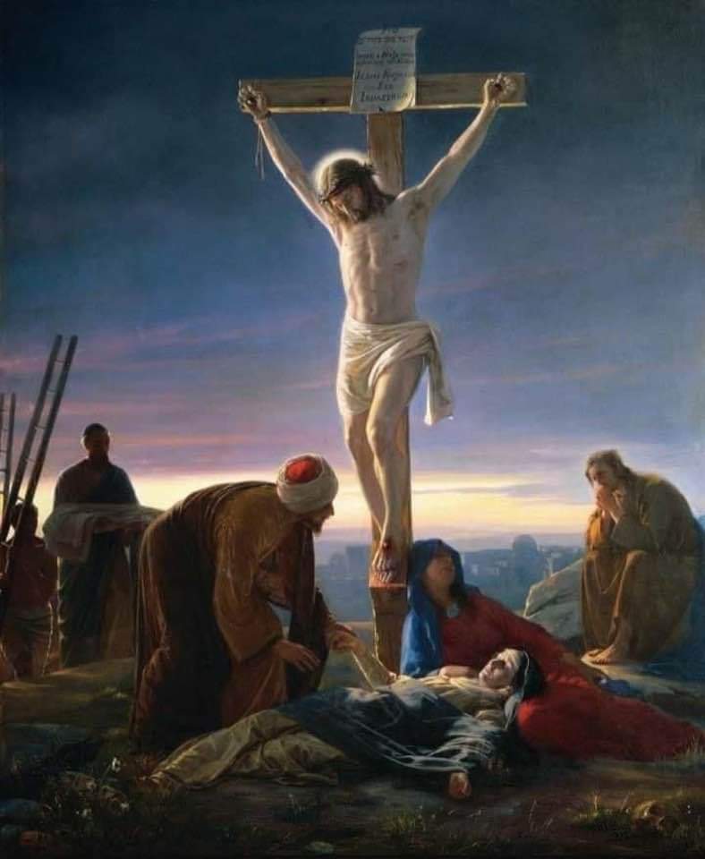 RuizVelvet92's tweet photo. @victorieuseenJC Bonjour Bernadette et bonnes fêtes de Pâques ! 😘 😘 😘 🌸 🕊
#Christ sur la Croix de Carl Bloch 1870
Musée d'histoire Nationale #Copenhagen #Dinmark https://t.co/ZI16M9fjjZ