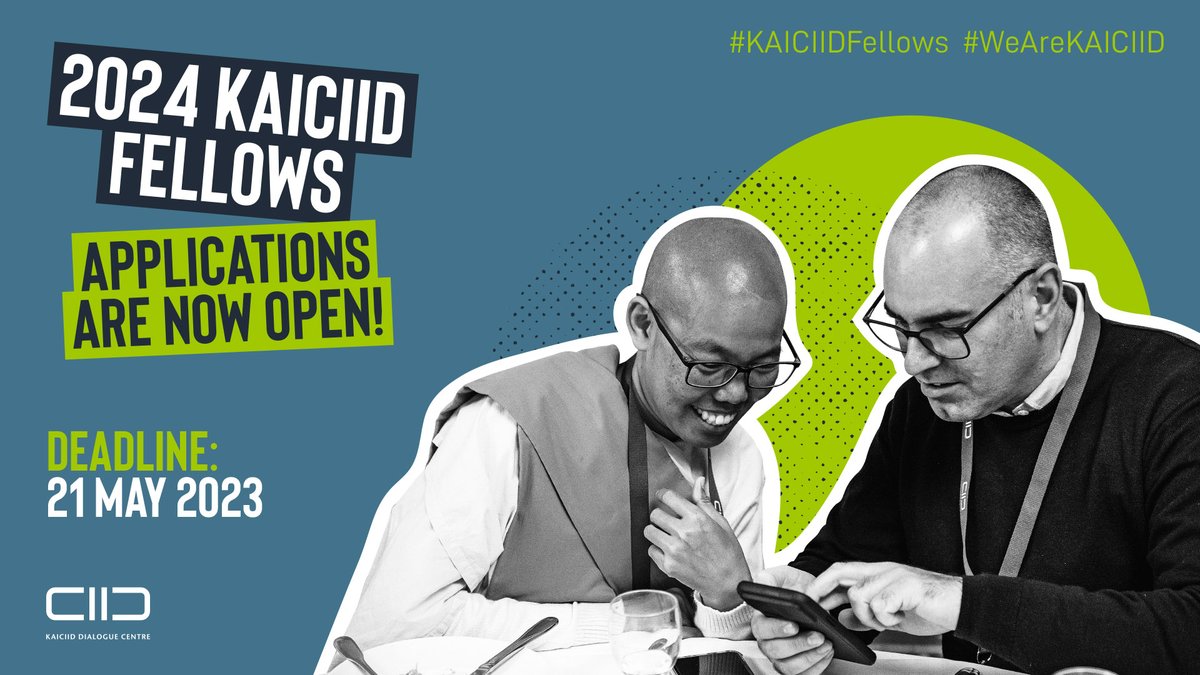 We seek dialogue practitioners from all over the 🌍 for the 2024 KAICIID International Fellows Programme.  

Are you one? Apply now❗️  

🔗bit.ly/40Nm3wY

#KAICIIDFellows #WeAreKAICIID