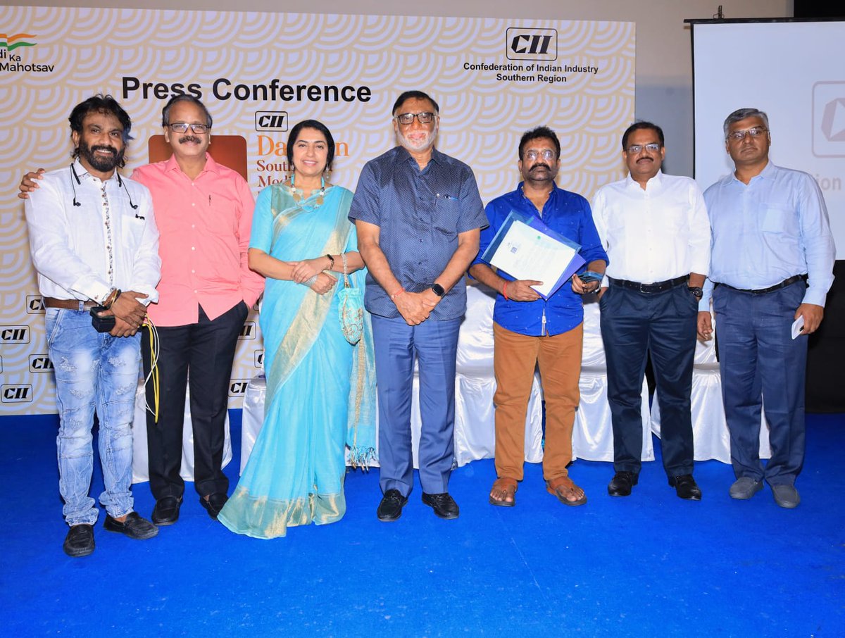 Tamillivenews's tweet image. Team #CII and steering committee members are geared up for #Dakshin2023, happening on 19 &amp;amp; 20 April 2023 in Chennai.

TN Chief Minister Thiru @mkstalin to Inaugurate the Summit on 19th April.

@TGThyagarajan @hasinimani @TSivaAmma @anupchandras 
@CII4SR #CII4