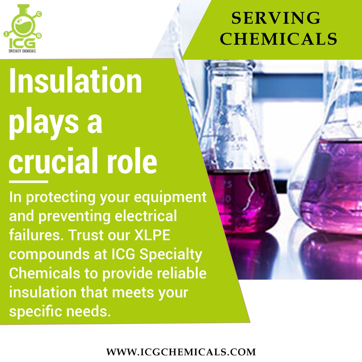 ICG_chemicals's tweet image. Insulation plays a crucial role in protecting your equipment and preventing electrical failures. Trust our XLPE compounds at ICG Specialty Chemicals to provide reliable insulation that meets your needs.

For more info:
☎️ +971 4887 611
#XLPE #insulation #equipmentprotection