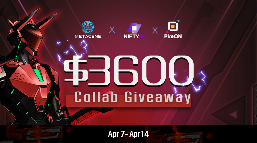 NiftyIN_NFT's tweet photo. 🚀@NiftyIN_NFT x @MetaCeneGame x @PlatON_Network $3,600 #Giveaway On Launching! 🔥

⏰ Apr 7 - Apr 14, 10:00 UTC Come and complete Gleam to participate in the lucky draw carnival! Super prizes are waiting for you to win!🎉

🎁 Giveaway: https://t.co/KPEspqsn6E https://t.co/c5JAQE8BLG
