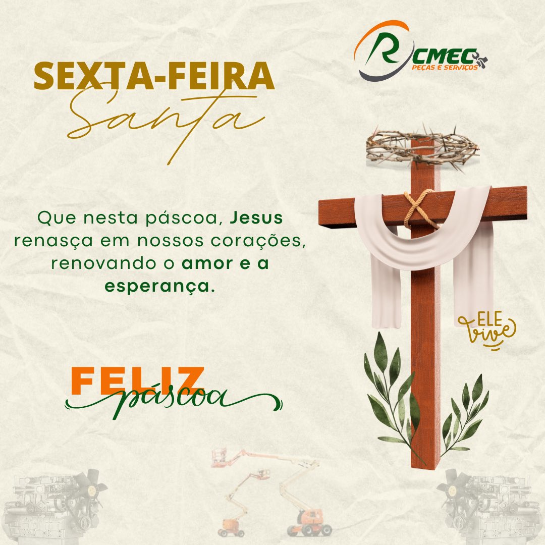 Uma abençoada Sexta-Feira Santa! 
Acreditando, Confiando e Agradecendo. 
É assim que devemos começar o nosso dia, certos de que em todo o tempo Deus se faz presente em nós.
Coloque nas mãos de Deus suas aspirações, seus sonhos e seus projetos.
Que a paz de Deus esteja presente!