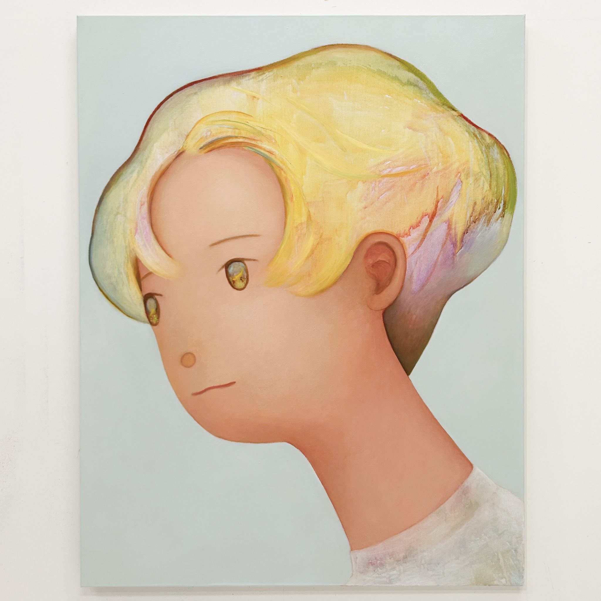 工藤千紘 小型作品 水彩画 （有村佳奈 「Color Girl III」 - 版画）