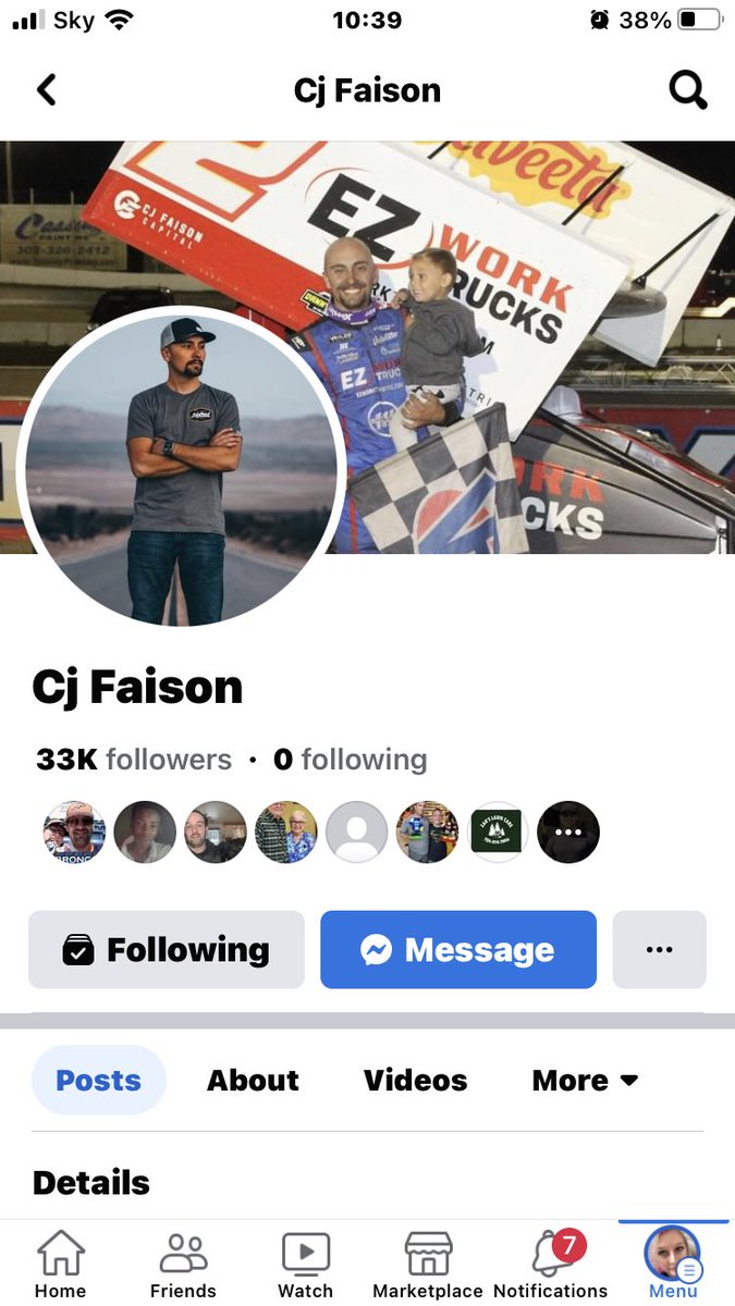 TechgirlandDava's tweet photo. @cjfaison is this you? If not, someone is saying they are you on Facebook and has an account with your name, and  messaging your fans. https://t.co/jw0VDrar7a