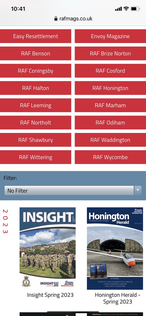 Sign up today to have numerous #RAF magazines sent to your email address for free! rafmags.co.uk/subscribe/