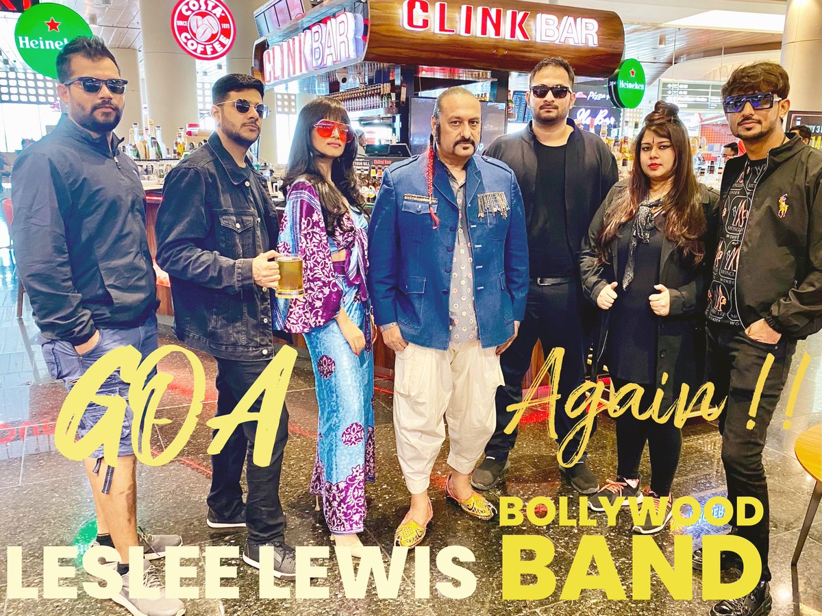 LESLEE LEWIS 
Bollywood Band 🔥🔥!!

At Mumbai T2
All Set To 
Rock GOA Again !!

#corporategig 

#lesleelewis #lesleelewisband
