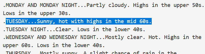 CathyWurzer's tweet photo. I suppose after a really long, cold and snowy winter in Duluth, 65 degrees would be considered "hot". This @NWSduluth forecast for next week made me smile. https://t.co/ZFBq36f8GW