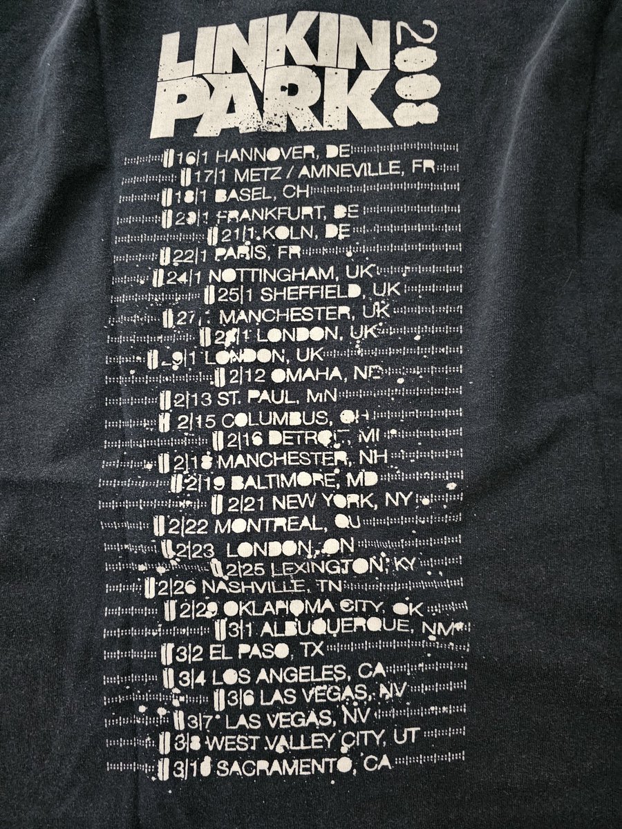 #bandshirtfriday Spezial: Tour Shirt 2008
#Meteora20