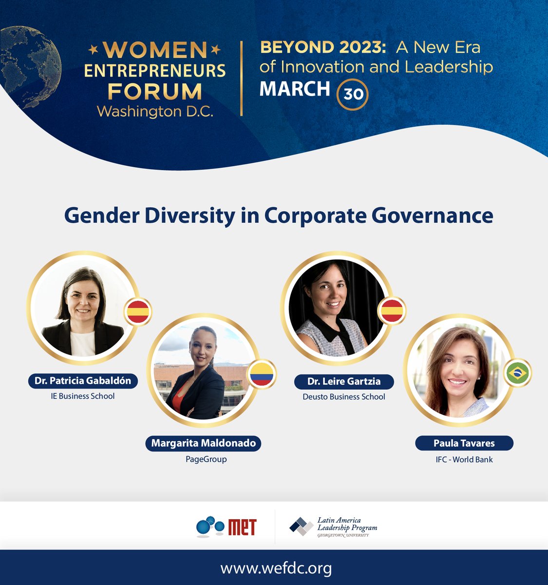 Watch the panel discussion on "Gender Diversity in Corporate Governance" at #WEFDC <a href="/Georgetown/">Georgetown University</a> with  #DrPatriciaGabaldon #MargaritaMaldonado, #DrLeireGartzia and <a href="/paulattavares/">Paula Tavares</a> @Worldbank @IFC_Org <a href="/GeorgetownLatAm/">Georgetown LatAm</a> <a href="/IEbusiness/">iebusiness</a> @MichaelPageCO <a href="/deustoDBS/">Deusto Business School</a>

🌍youtube.com/watch?v=td2t59…