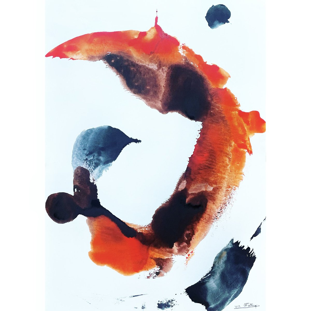 Art expressif, lumière et mouvement 2023 #237 #artexpressif #lumiereetmouvement #artabstrait #gftaittinger #encre #modernart #painting #abstractart #art #abstractartists #contemporarypainting #abstractpainting #taittinger (42cm x 59,4cm)