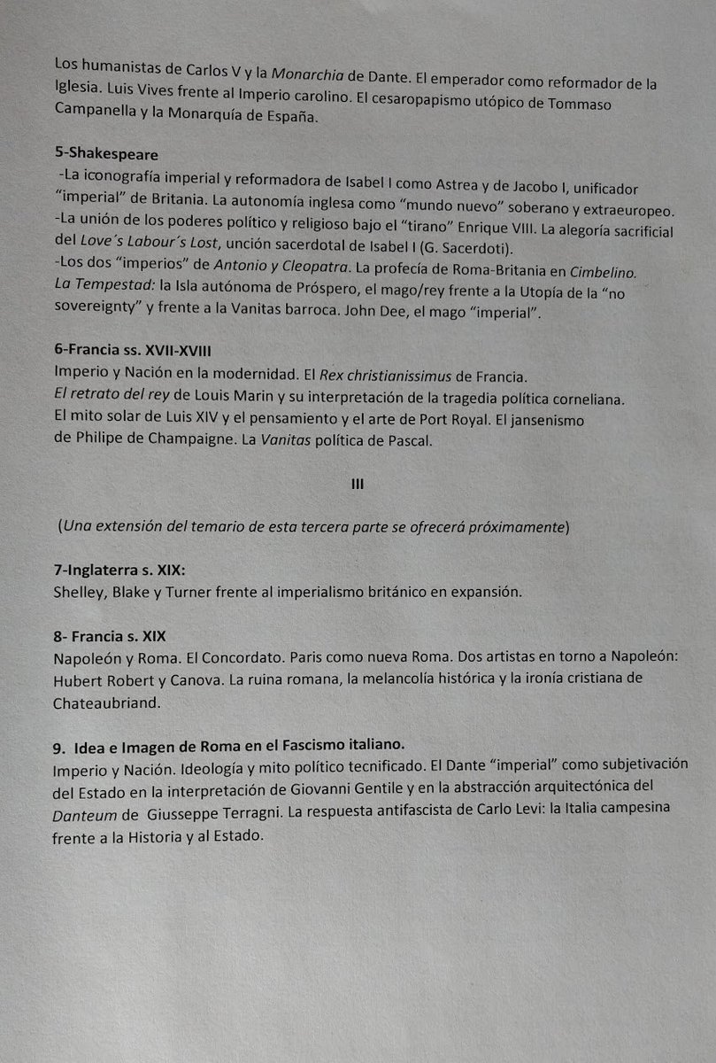 PabloPwilliamsg's tweet image. Para info sobre mi curso "El Arte frente a la Teología Política Imperial"  escribir a: pwilliamsg@hotmail.com
Aquí el programa 👇