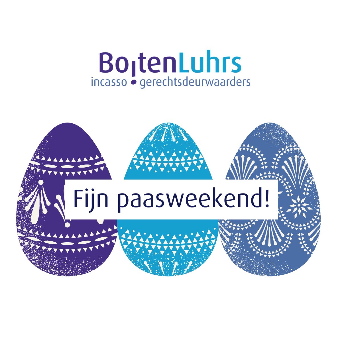 Fijn Paasweekend!

Er komen weer feestdagen aan en dat betekent dat er data is vastgesteld waarop wij geen officiële ambsthandelingen mogen uitvoeren. Check hier welke data dat is: hubs.la/Q01DLB0D0 

#pasen #explootvrijdagen #feestdagen #dagvaarding #deurwaarder