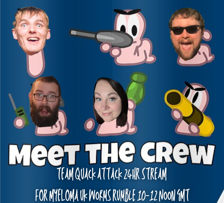 CrazyLeaLeaGame's tweet photo. 💜Final 2 Hours Live💜 Worms Rumble fun! https://t.co/xHp8xZrffc
https://t.co/m6g5GJVvii
@WingersTTV @dookeh86gaming @siduckgames20 @MyelomaUK
#CharityStream #MyelomaUK #Twitchaffiliate #TwitchStreamers #24hours #charity #WormsRumble https://t.co/NJaASC4j1P