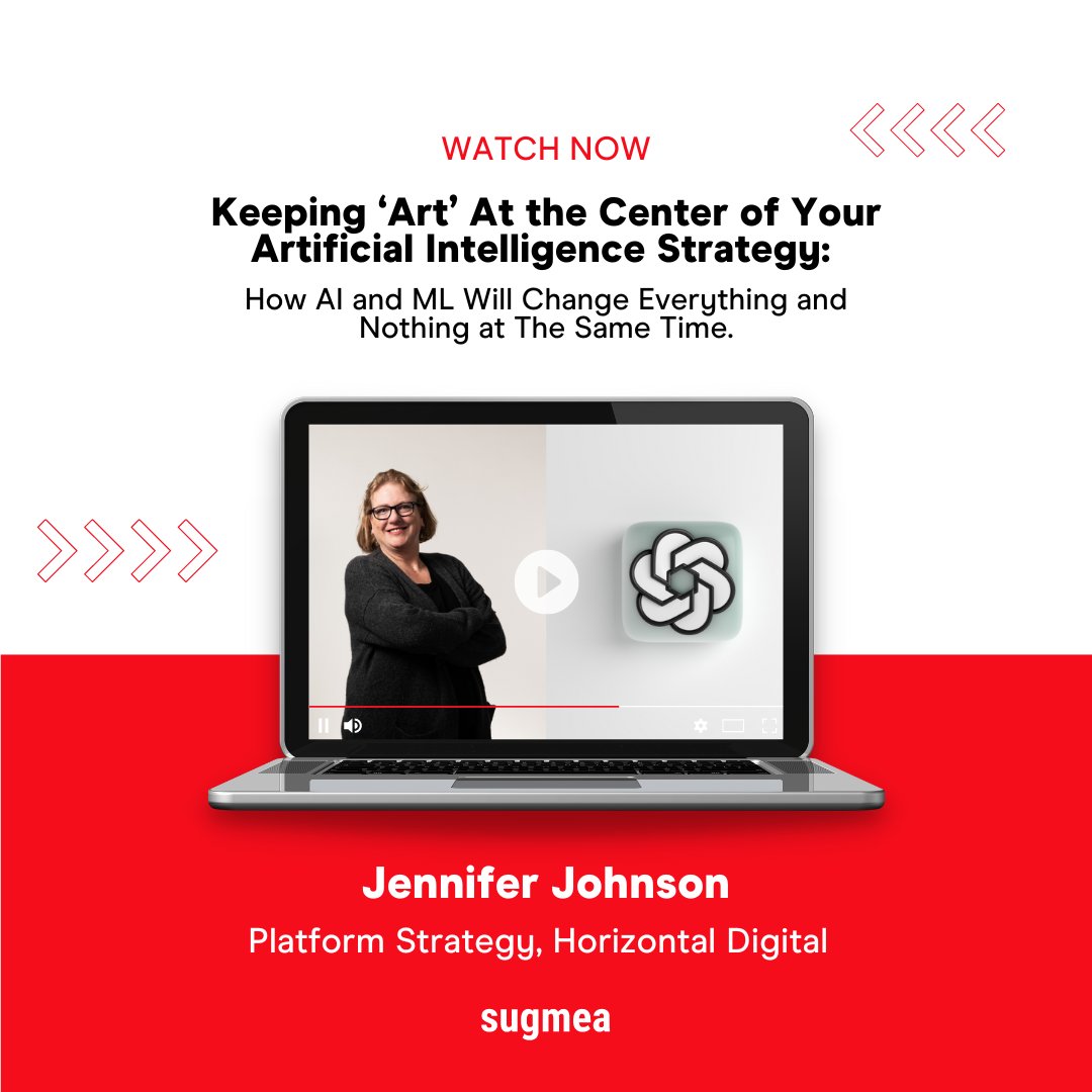 Watch the full recording of our recent #SUGMEA webinar session with Jennifer Johnson, and learn how AI applications like #ChatGPT are revolutionizing the power of content creation and management.

Watch now: youtu.be/zF7tPilT6rQ