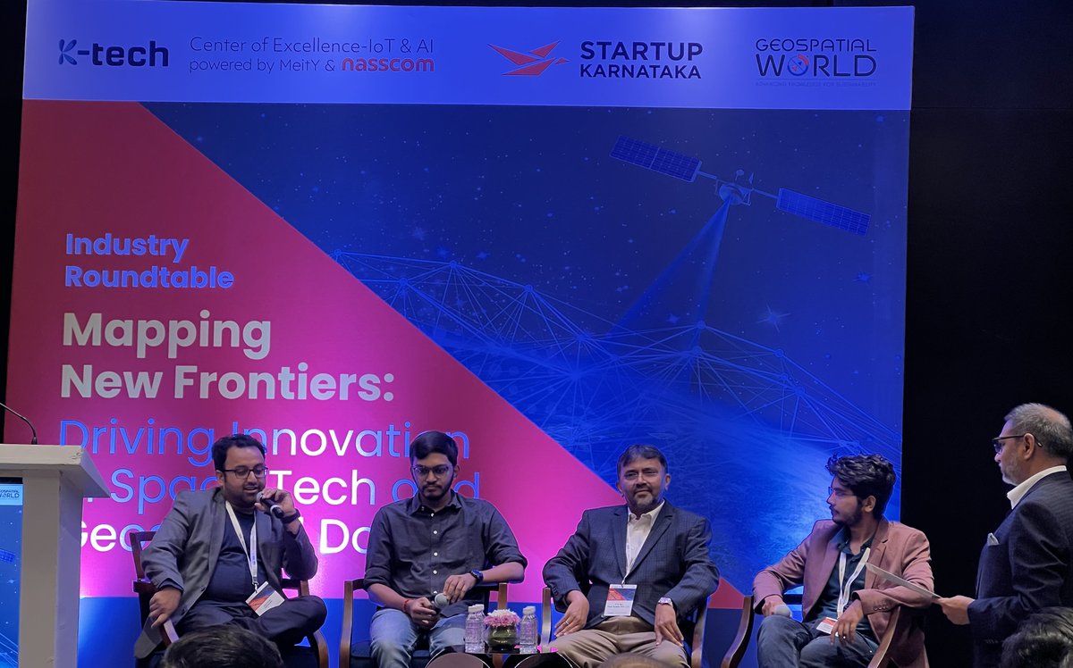"The cabinet approval on the Space Policy is a watershed moment for the India pvt. space industry and will lead further inflow of funds and talent into this sector" - <a href="/pbasu_space/">Prateep Basu</a> at the <a href="/nasscomstartups/">nasscom startups</a> &amp; @geoworldmedia industry roundtable. News link - timesofindia.indiatimes.com/india/space-po…