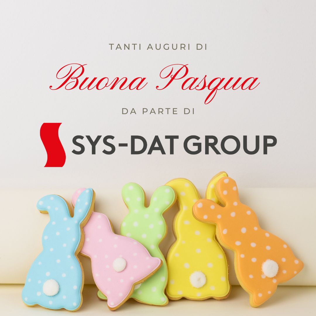 Da SYS-DAT Group Auguri e Buona Pasqua ad amici, familiari e colleghi! 

#pasqua #auguri #wearesysdatgroup <a href="/SAPItalia/">SAP Italia</a>