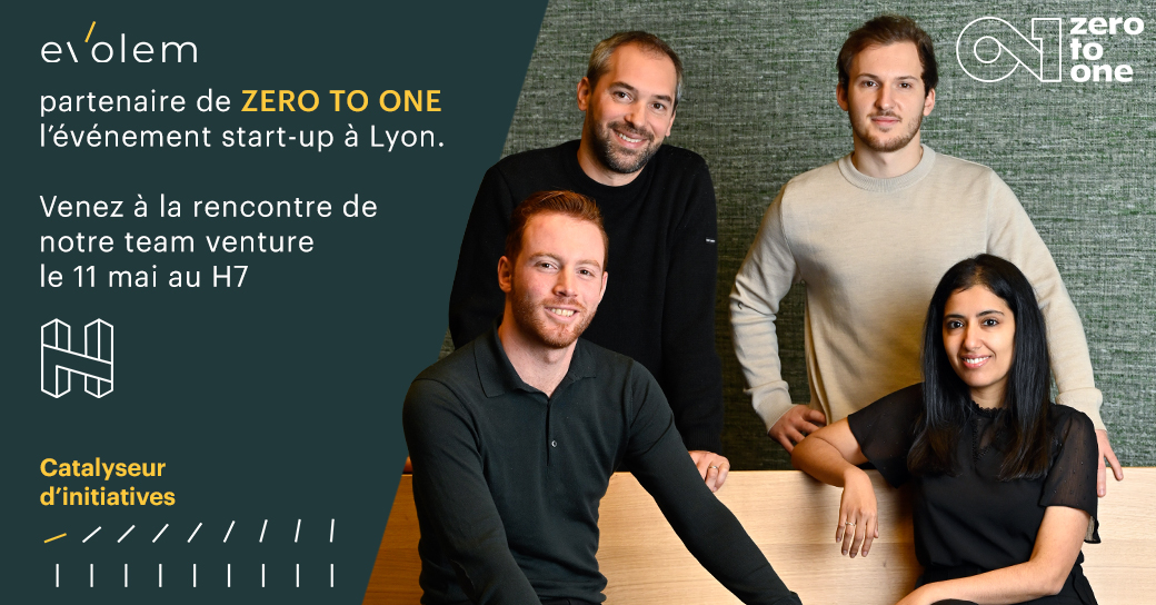 zero to one, l’événement start-up à Lyon revient pour une 2ème édition le 11 mai !
<a href="/EVOLEM_/">EVOLEM</a> à nouveau partenaire de <a href="/H7lyon/">H7</a> pour cette journée inspirante et riche en rencontres dédiée à l’entrepreneuriat, la tech et l’impact.
Réservez vos places 👉 0-2-1.eu
#021H7