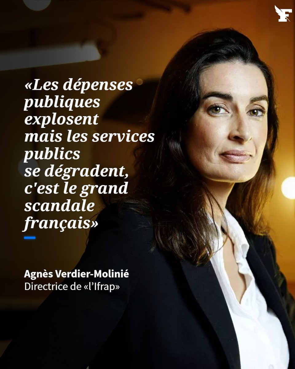 Malgré des dépenses qui ne cessent d’augmenter, nos services publics se dégradent dangereusement, affirme Agnès Verdier-Molinié, directrice de l’Ifrap dans «Où va notre argent?».

➡ lefigaro.fr/conjoncture/ho…