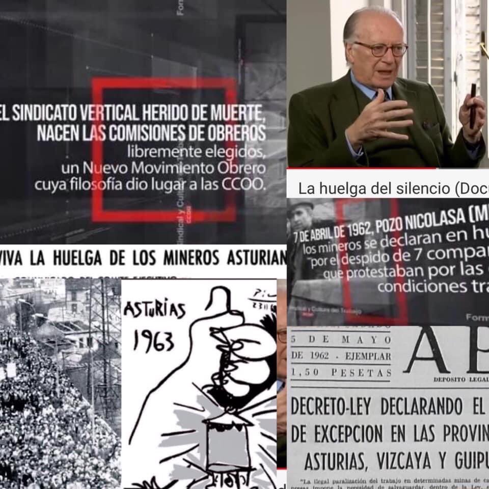 ❗️NACEN LAS COMISIONES OBRERAS

"Fue la primera y gran movilización dl nuevo Movimiento Obrero, 
del q nacen
las Comisiones Obreras” 
Sartorius,cofundador <a href="/CCOO/">Comisiones Obreras</a> 

✔️El VERTICAL CAE HERIDO D MUERTE

#HuelgaDelSilencio1962 
 
✔️NO AL OLVIDO 

🎞 VER 🎥👇🏼

youtube.com/watch?v=pFMNkb…