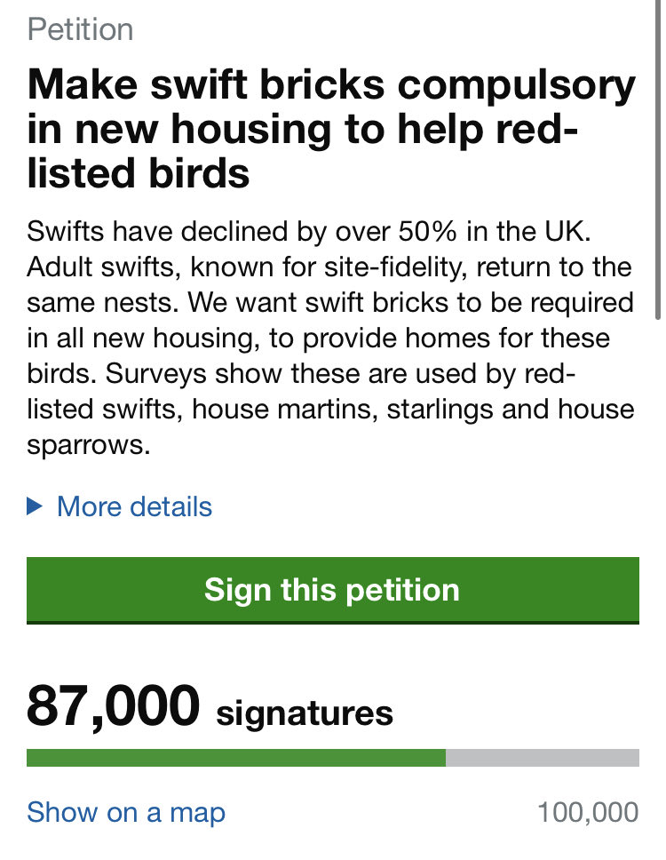 87 THOUSAND people have come together for birds to give them a voice. The birds need 13,000 more signatures by 30th April. We CAN do this! Let’s prove #PassionIsASuperpower Help them. Sign #TheFeatherSpeech petition.parliament.uk/petitions/6267…