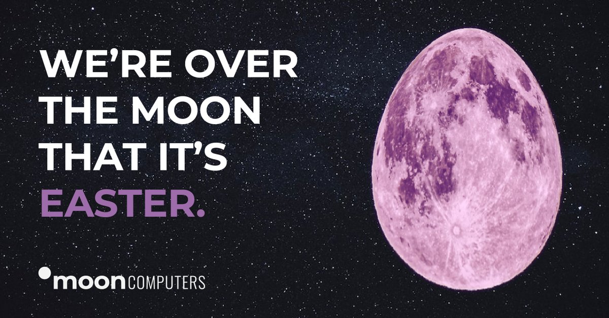 We’re over the Moon that it’s Easter! We hope everyone has a great weekend – The Moon Team.
#Easter #Goodfriday
