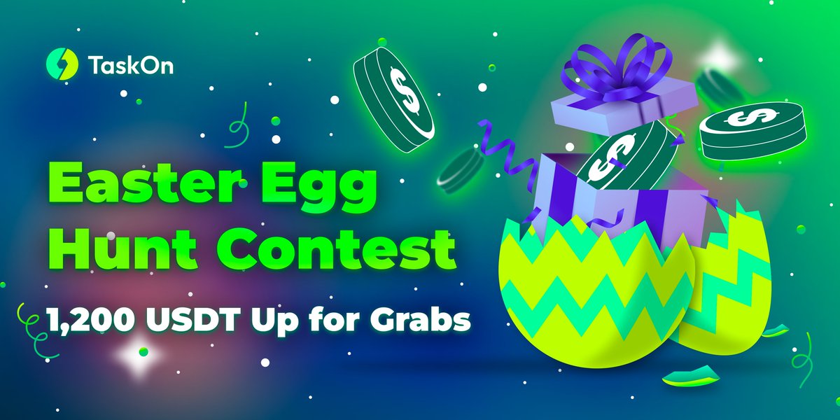 👀Attention, #TaskOn Co-Builders. 🚀 TaskOn #EasterEggs Hunt Contest is coming! 🧧$1,200 Rewards waiting for lucky guys, but first, finish our #campaign to get your ticket👇 taskon.xyz/campaign/detai… #Whitelists #Giveaway #Airdrop #HappyEaster