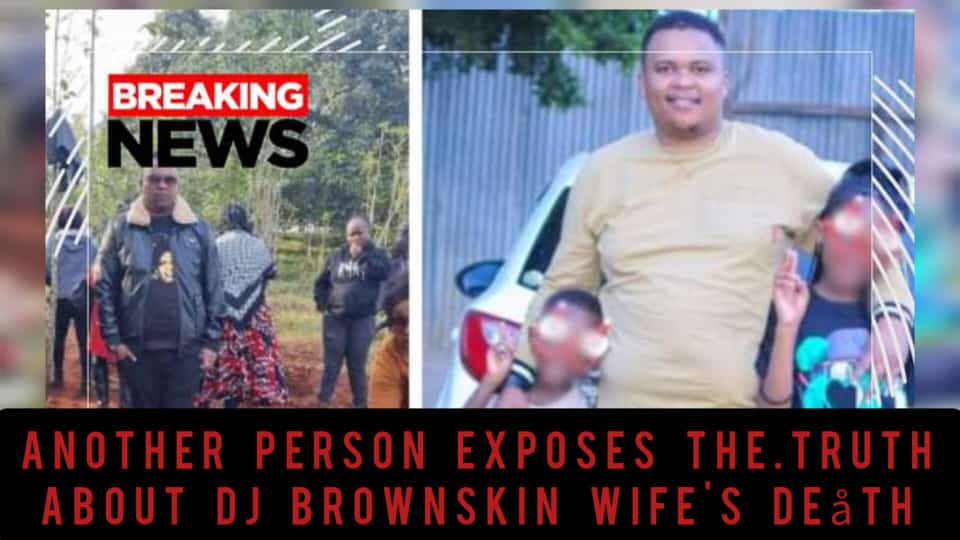 #kenyanspoll
Dj brownskin wife's deåth revealed again
youtu.be/kMNWgyu1V3s