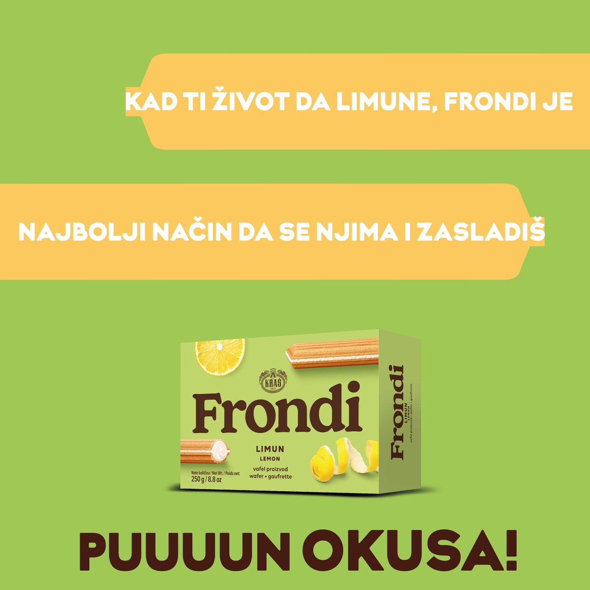 Puuuuno svježine uz Frondi limun! 💚