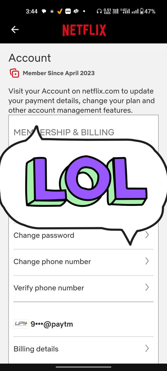 <a href="/NetflixIndia/">Netflix India</a> fix this problem...😤 Payment paid होने के बाद.. ओपन हो रहा है, ट्रेलर चल रहा है बस कोई मूवी या सीरीज के टाइम नौटंकी कर रहा है😤😡😡🤬.. Internet खत्म होगा मत बोलना.. मैं दिखता है लेकिन है नहीं..😅 <a href="/NetflixIndia/">Netflix India</a>