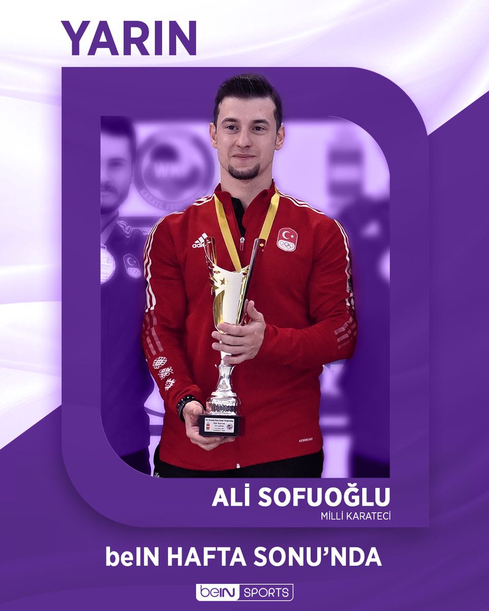 🥋 Milli karateci Ali Sofuoğlu, beIN HAFTA SONU'nda stüdyo konuğu olacak.

🗓 Yarın
📺 #beINSPORTSHABER