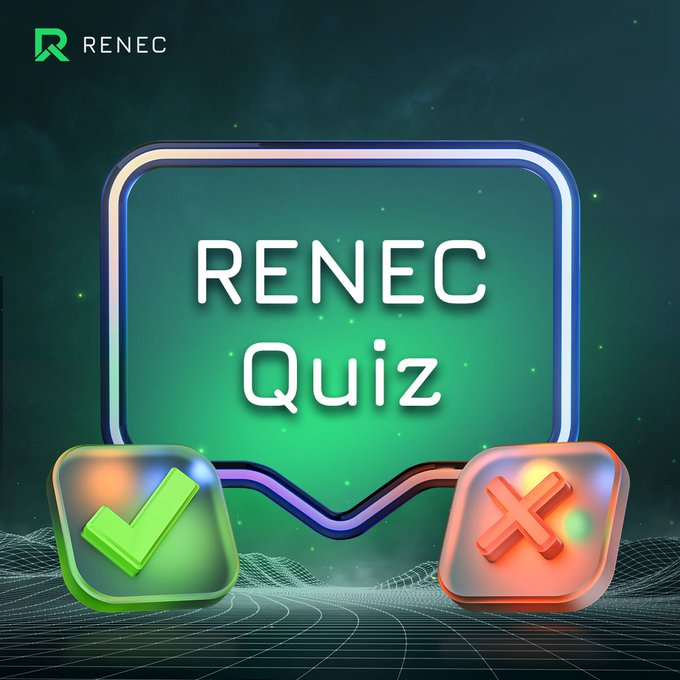 🔥 RENEC Quiz🔥 🤑 50$ bonus up for grabs 🤑
To enter:

✅ Like and Retweet this tweet.

❗️MUST❗️ Join $RENEC discord: discord.gg/renec-communit…

✅ Answer all 3 questions correctly and tag 2 friends.

✅ Answer using the hashtag #renecquiz in the comments below.

✅ Deadline 10th