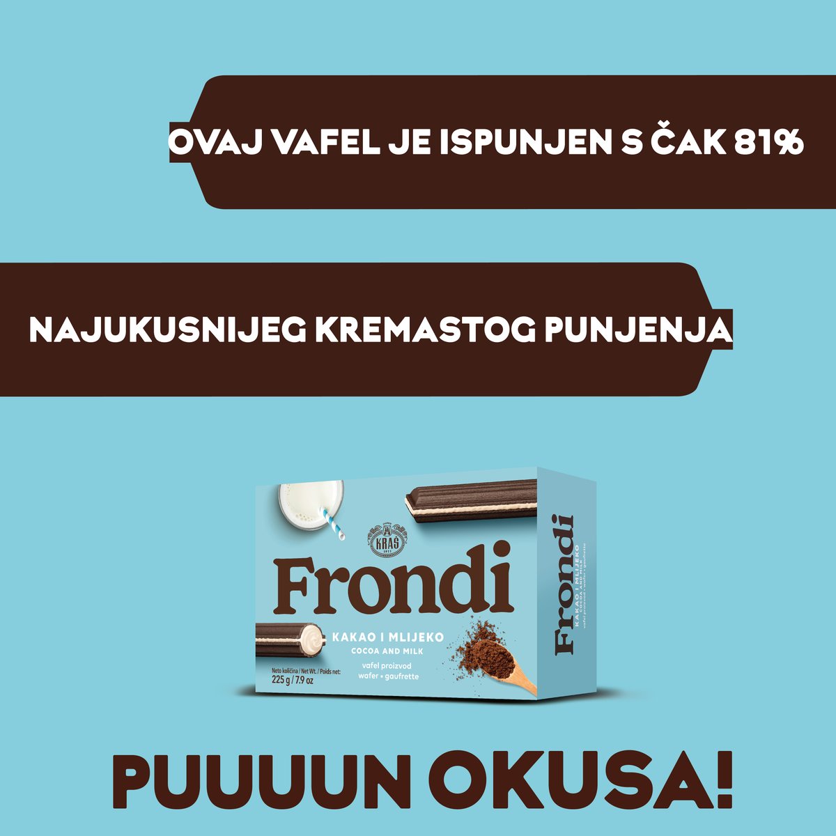 Puuun okusa i puuun kreme – dvostruki užitak. 💙