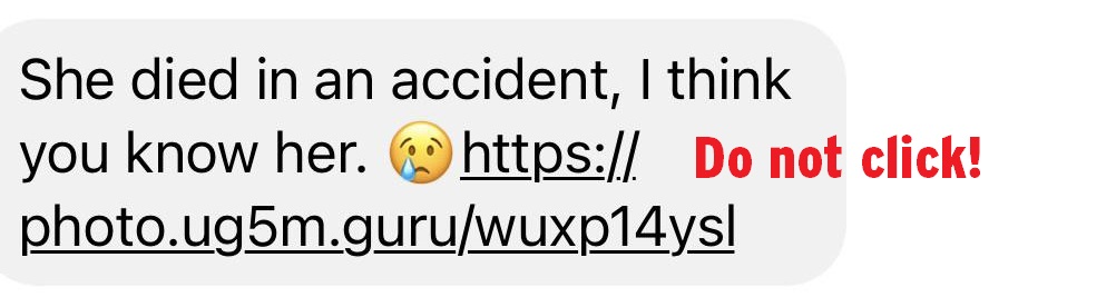 Never click on links in messages without thinking, even if it was sent by someone you know. Their account is likely to have been hacked and clicking unknown links can compromise your account too.

#ScamAdviserAlerts #ScamAlert #Phishing #OnlineScam #Scam