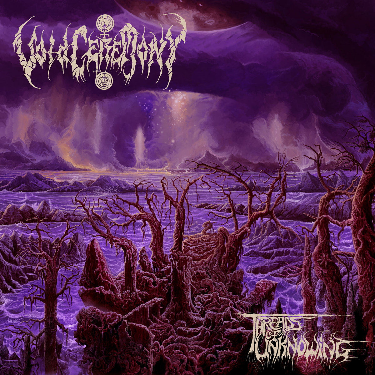 we21011's tweet photo. Death prog band VoidCeremony goes even deeper on their new album, Threads Of Unknowing. Review at FFMB, https://t.co/uvFfNBrD66 @EarsplitPR @20buckspinlabel #metal #heavymetal #deathmetal #20BuckSpin #VoidCeremony #ThreadsOfUnknowing #blackeneddeathmetal https://t.co/o3zRivnD5e