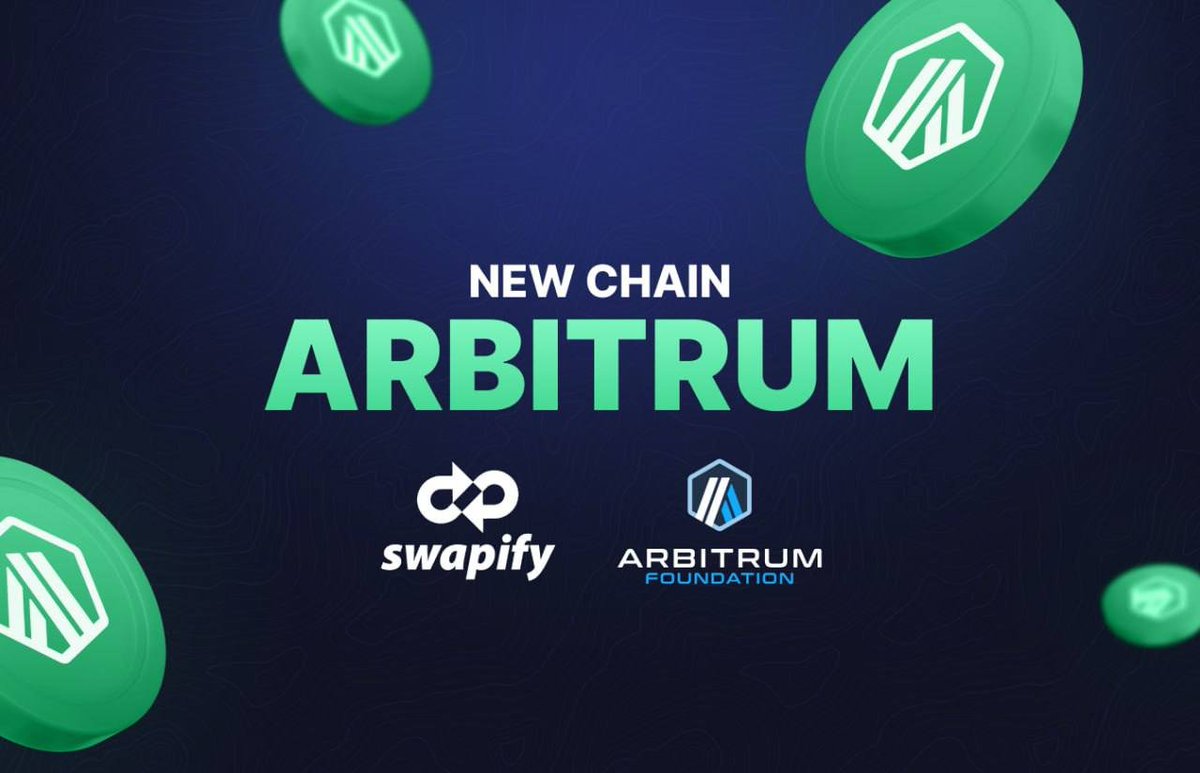 OniiEth's tweet photo. 🚀@SwapifySwap | $SWIFY just implemented some amazing changes!
🔥Their Swap now works on the #Arbitrum network!
👉#Swapify also saves users from rug pulls and honeypots.
📈Buy tokens with up to 5 wallets at once!
#AD🌐https://t.co/t8w4KCUlCR
Swapify is also hosting a large scale Twitter podcast and episode 3 of “What The Swap” is going live this Saturday April 8th at Noon EST!
Don't miss out!