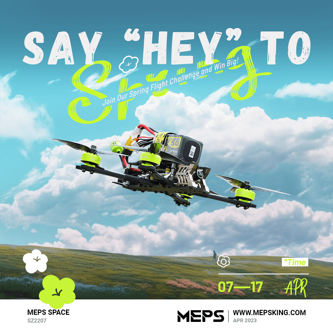 mepsking's tweet photo. Join our Spring Flight Challenge
Share your video on IG with the hashtag #mepsspringflying #mepskingmotors and tag us @mepsking.
To win a set of our top-of-the-line motors! Two winners will be chosen based on the quality of their video or photo.
#fpv #fpvracing #springflying https://t.co/KU8fmy39zu