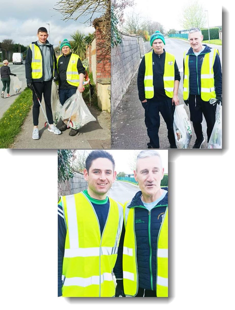 @StPatsGAALimk members taking part in the @TLC_Limerick clean up in #Rhebogue this morning in association with #JPMcManus