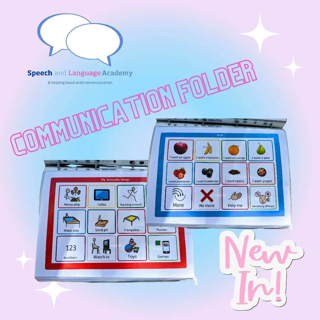 New personalised picture communication folder available on our website: bit.ly/3ZPNgxG ❤️#speechandlanguage #speechtherapytips #speechdelay #speechlanguagepathology #speechandlanguagetherapy #speechtherapy #AAC #aidedlanguagestimulation #neurodiversity