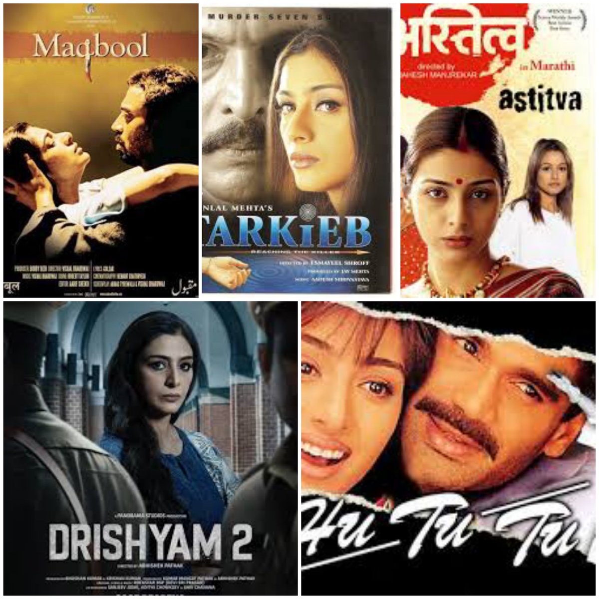 RishiRa02716150's tweet photo. The greatest actresses of indian cinema series......
TABU
#Tabu #Drishyam2 #kuttey #andhadhun #dedepyarde #astitva #BholaaIn3D https://t.co/eNmXJt5qgL