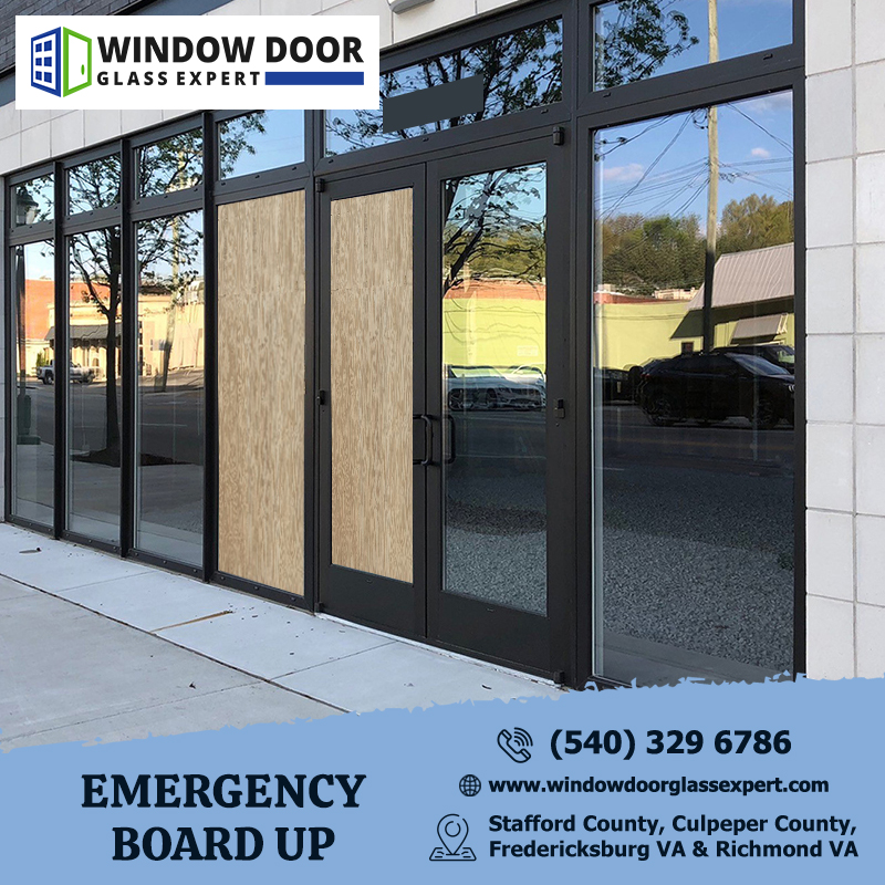 WindowDoorGlass's tweet photo. For 24/7 Emergency Board up Service in Virginia, call (540) 329-6786. Window Door Glass Expert is here to help secure your commercial property. Visit us at https://t.co/pFxUwxcleu
#emergencyboardup #glassrepair #emergencyglassrepair #brokenstorefrontrepair #commercialglassrepair https://t.co/XmHSiAwd8l