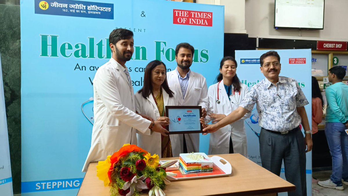 bansaldrvandana's tweet photo. Great to be part of #HealthinFocus initiative of #TimesofIndia in association with #jeevanjyotihospital for spreading health awareness message on #WorldHealthDay2023 https://t.co/40Icjdtz2B