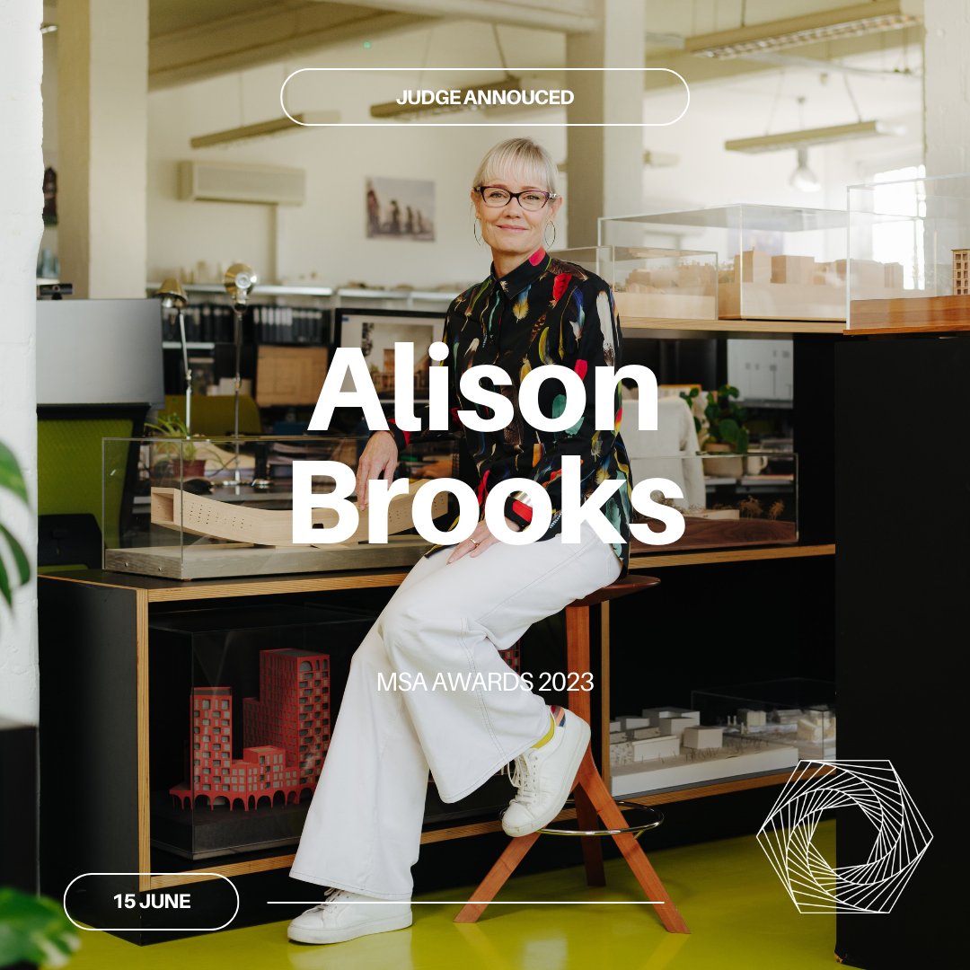 📣📣 Judge Announcement 📣📣 Alison Brooks will be this year's judge of the Manchester Society of Architects Awards and we couldn't be move thrilled! Head over to our website to read Alison's bio in full.