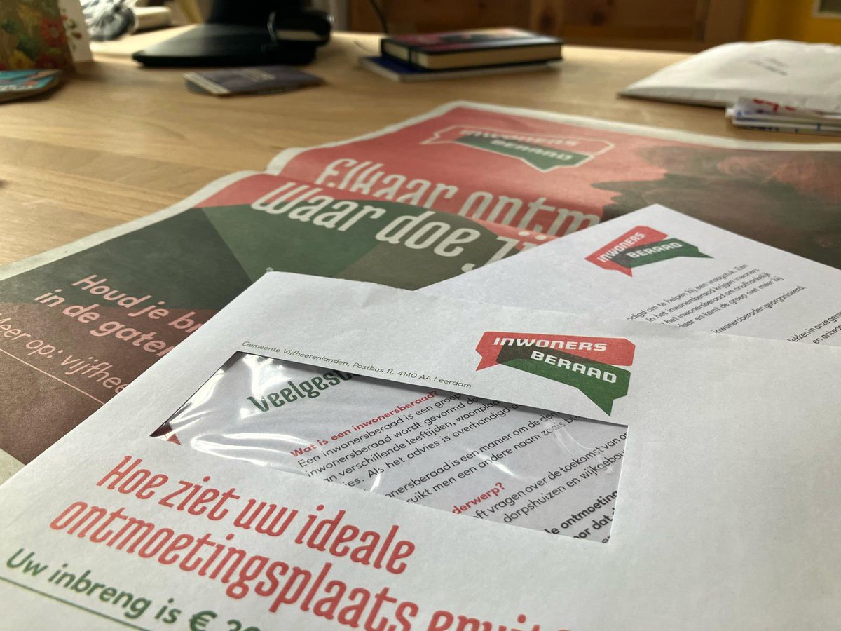 Ik heb me laten influisteren dat er flinke belangstelling is voor het inwonersberaad van <a href="/5heerenlanden/">Gemeente Vijfheerenlanden</a> 

Hartstikke mooi! Heeft u een uitnodiging ontvangen en zich nog niet aangemeld? Het kan nog t/m maandag. Doen hoor!