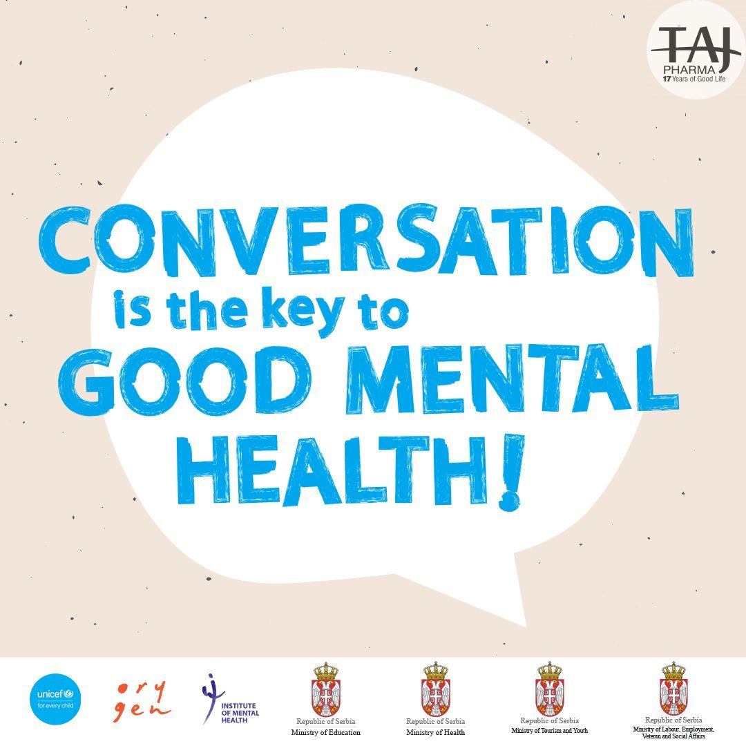 taj_pharma's tweet photo. Everyone needs support sometimes, but it's important who we are getting the support from. 🗣️
3 cities in Serbia now have modern mental health support services available to young people. 💡
You don't have to go through it alone. 💙
#SupportIsHere #TalkOpenly #OnMyMind https://t.co/LPdMJ5NNMC