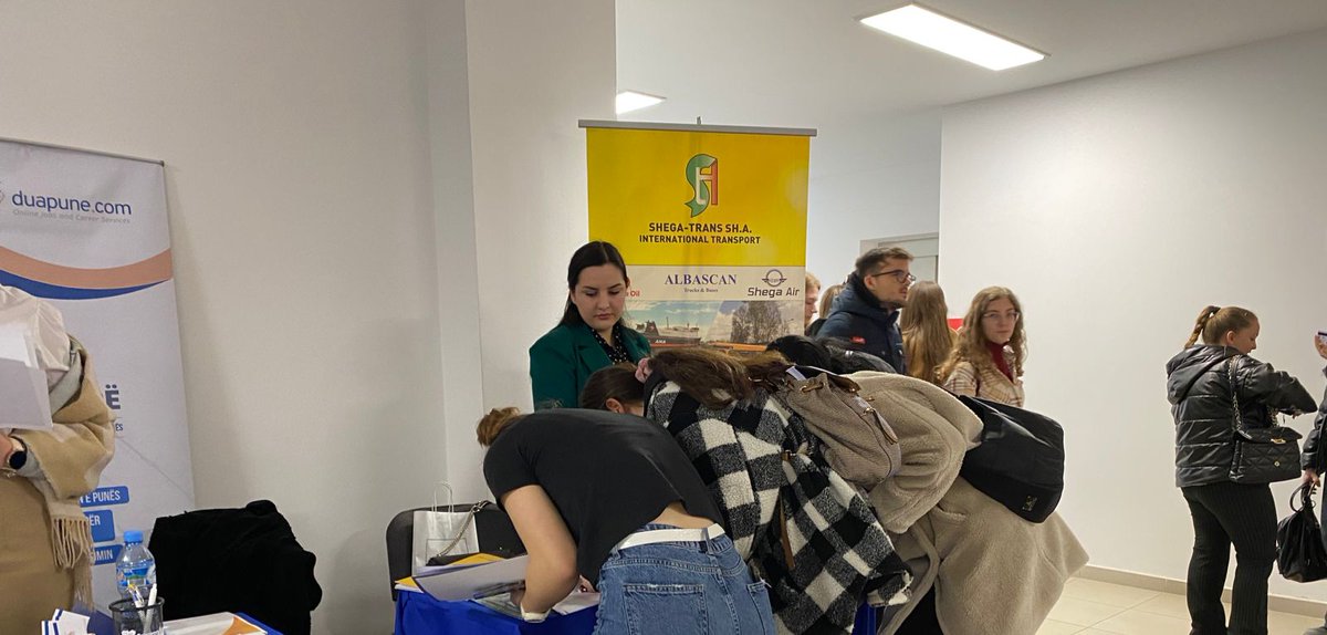 ShaShega's tweet photo. Was part of the job Fair held by the @ekonomiku_UT 
Proud to be a company that invests un the future of our industry by providing students with valuable work experience.
#shegatrans #international  #transport  #ekonomiku_UT  #JoinUs  #Students   #experience  #Futures  #work https://t.co/HrXEN7KAcj