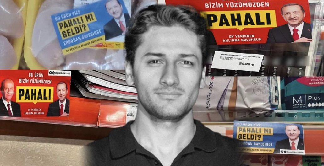 Napmış şimdi bu çocuk? Bir ülkenin ekonomisinin sorumlusu mevcut hükümet değil midir? Hiciv veya eleştiri bile değil, rasyonel bir yaklaşım sadece.
Gözaltına almayı gerektiren şey belki de reyona zarar vermek midir?
Peki bu çocuk “kafa keseriz” dese ne olurdu, gözaltına alınır