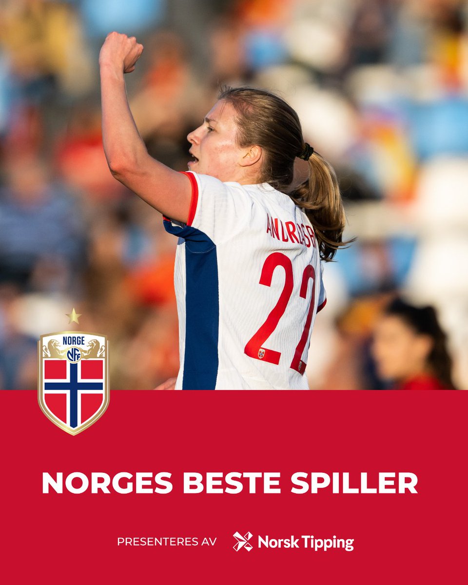 Cesilie Andreassen ble Norges beste spiller mot Spania etter en meget godkjent A-landslagsdebut 💥.

I samarbeid med med Norsk Tipping deler hun ut 10.000,- til Svolvær IL 🙏🏼

#norsktippingbanensbeste