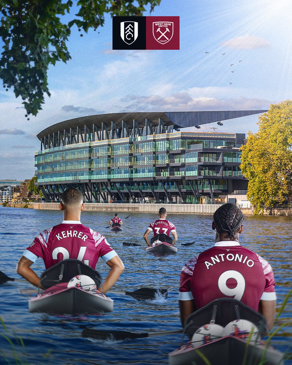 WestHam's tweet image. A trip west to Craven Cottage 🏟️

COME ON YOU IRONS! ⚒️