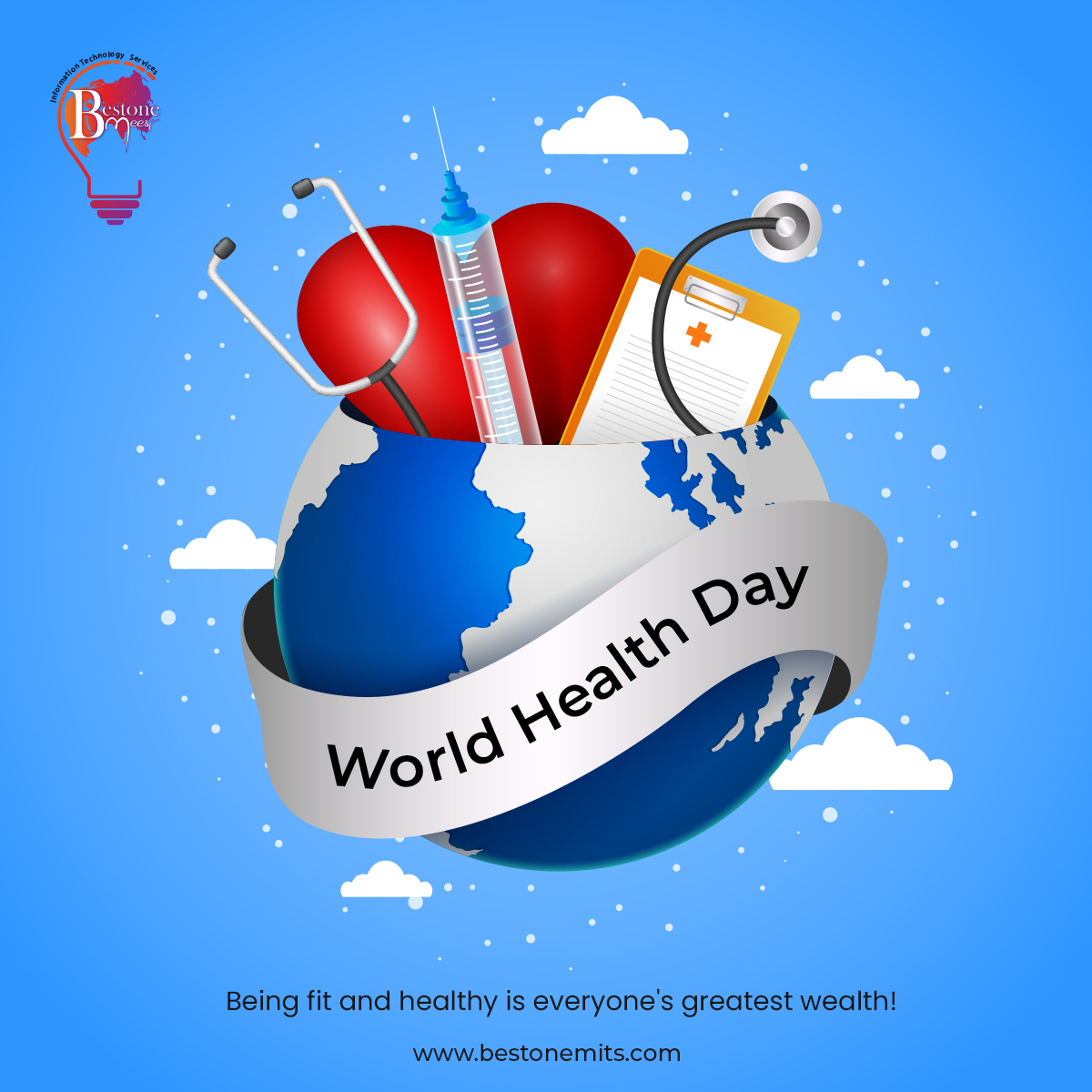Bestone_Meest's tweet photo. BMITS team wishes you a very happy World Health Day 2023! Stay healthy and happy!

Visit us: https://t.co/zrkwSgjQM3

#BMITS #bestone #software #mobileapp #technology #ecommerce #development  #healthday #WorldHealthDay #WorldHealthDay2023 https://t.co/rNEgBGdPUE