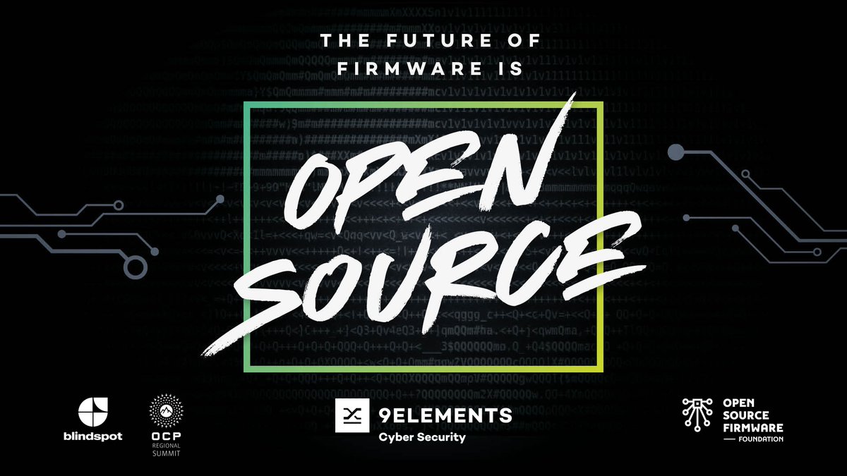 Christian Walter (@nablahero) on Twitter photo <a href="/OpenComputePrj/">Open Compute Project</a> Regional Summit is around the corner. <a href="/9eSec/">9elements Cyber Security</a> will share a booth with the <a href="/osfw_foundation/">Open Source Firmware Foundation</a> , so if you are there make sure to drop by. We have a lot of cool things to show like <a href="/coreboot_org/">coreboot</a> running on <a href="/AMD/">AMD</a> and <a href="/intel/">Intel</a> platforms.
And we might have swag with us..! <a href="/OpenComputePrj/">Open Compute Project</a> Regional Summit is around the corner. <a href="/9eSec/">9elements Cyber Security</a> will share a booth with the <a href="/osfw_foundation/">Open Source Firmware Foundation</a> , so if you are there make sure to drop by. We have a lot of cool things to show like <a href="/coreboot_org/">coreboot</a> running on <a href="/AMD/">AMD</a> and <a href="/intel/">Intel</a> platforms.
And we might have swag with us..!